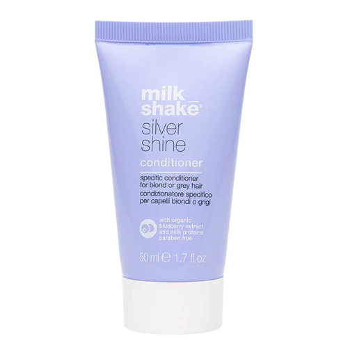 milk_shake Silver Shine Conditioner on white background