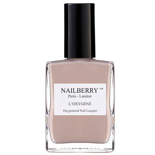 Nailberry Minty Fresh, 15ml/0.5 fl oz Nailberry Peony Blush on white background