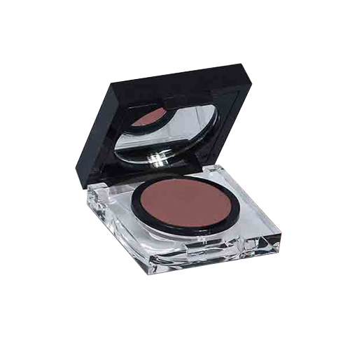 Mineralogie Single Pressed Eye Shadow Compact - Chocolat on white background