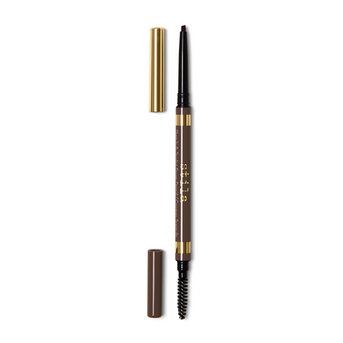 Stila Sketch and Sculpt Brow Pencil - Dark on white background