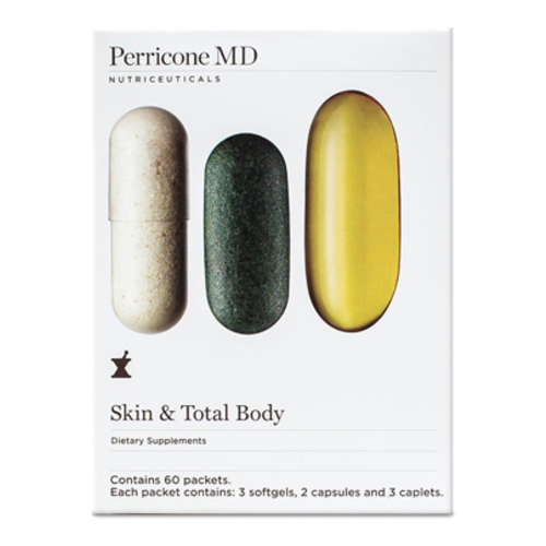 Perricone MD Skin and Total Body, 1 set Perricone MD Skin and Total Body on white background