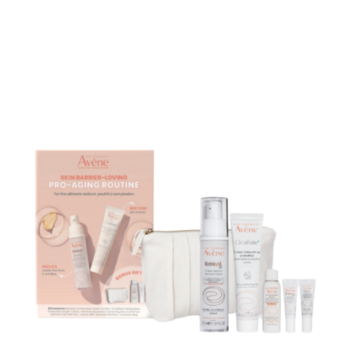Avene Skin Barrier-Loving Pro-Aging Routine, 1 set Avene Skin Barrier-Loving Pro-Aging Routine on white background