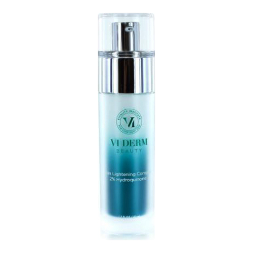 VI Derm Beauty Skin Lightening Complex 2% Hydroquinone, 50ml/1.7 fl oz VI Derm Beauty Skin Lightening Complex 2% Hydroquinone on white background