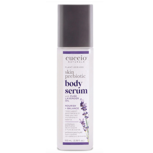 Cuccio Skin Prebiotic Body Serum on white background
