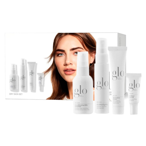 Glo Skin Beauty Skin Set - Dry, 1 set Glo Skin Beauty Skin Set - Dry on white background