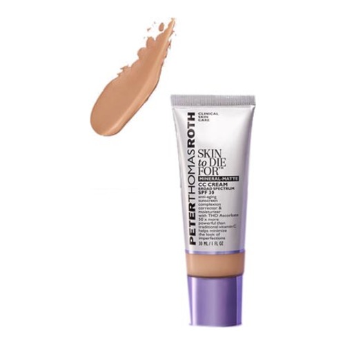 Peter Thomas Roth Skin to Die For Natural Matte Skin Perfecting CC Cream Light on white background