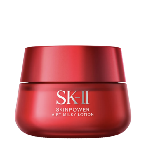 SK-II Skinpower Airy Milky Lotion on white background