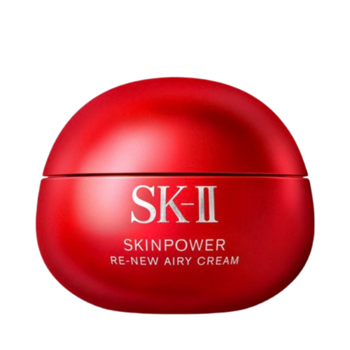 SK-II Skinpower Renew Airy Cream on white background