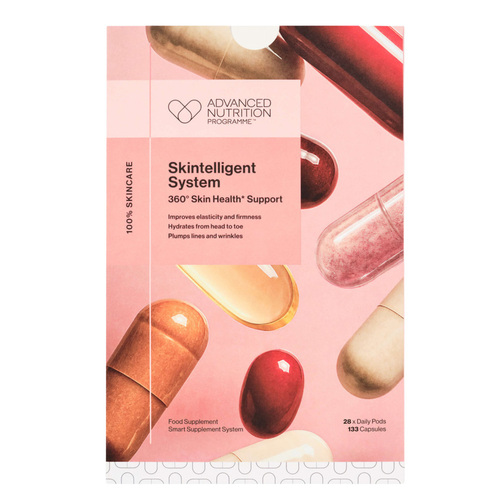 Advanced Nutrition Programme Skintelligent System on white background