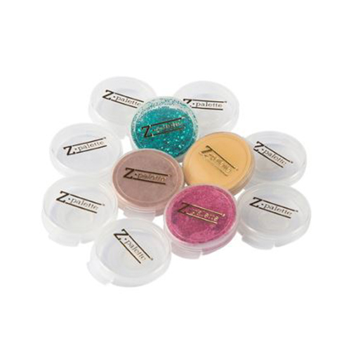 Z Palette Small Travel Jars, 8 pieces Z Palette Small Travel Jars on white background