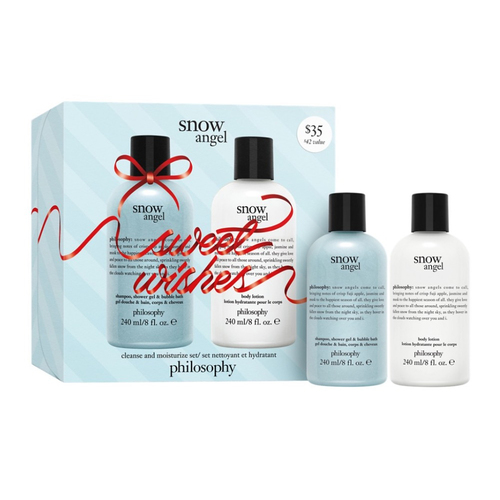 Philosophy Snow Angel Cleanse + Moisturize Gift Set, 1 set Philosophy Snow Angel Cleanse + Moisturize Gift Set on white background