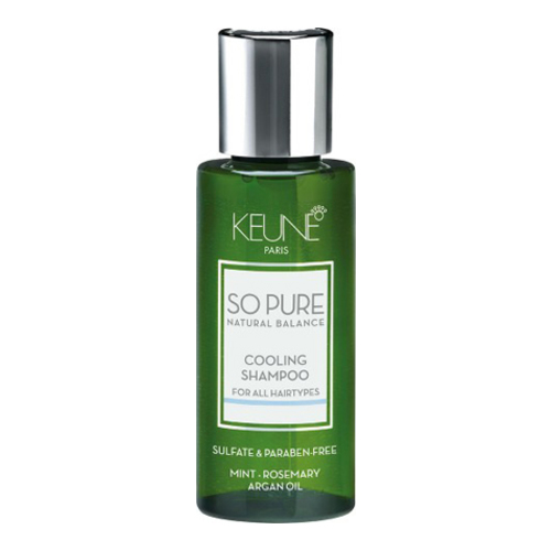 Keune So Pure Cooling Shampoo on white background