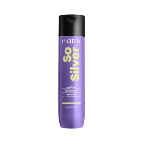 Matrix So Silver Conditioner for Blonde and Silver Hair, 300ml/10.14 fl oz Matrix So Silver Conditioner for Blonde and Silver Hair on white background