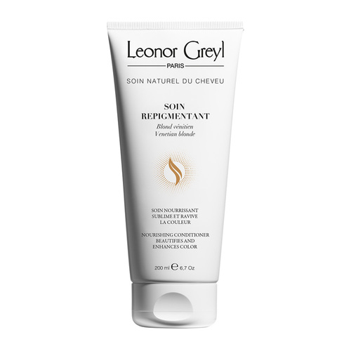Leonor Greyl Soin Repigmentant Color Enhancing Conditioner - Dark Brown on white background