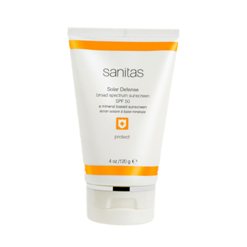 Sanitas Solar Defense SPF 50, 120g/4.23 oz Sanitas Solar Defense SPF 50 on white background
