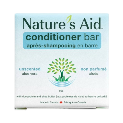 Nature's Aid Solid Conditioner Bar - Unscented, 60g/2.12 oz Natures Aid Solid Conditioner Bar - Unscented on white background