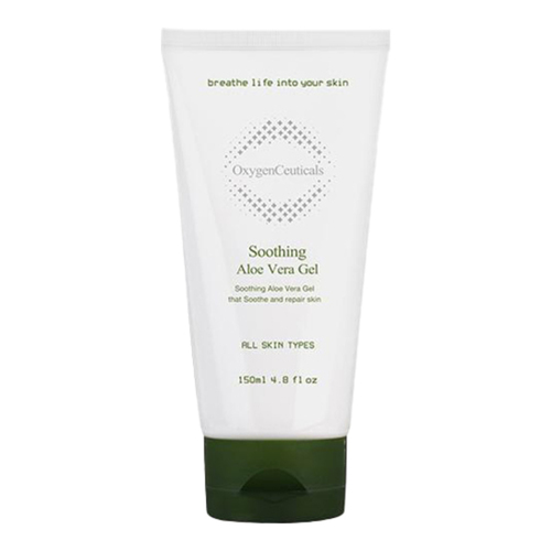 OxygenCeuticals Soothing Aloe Vera Gel on white background