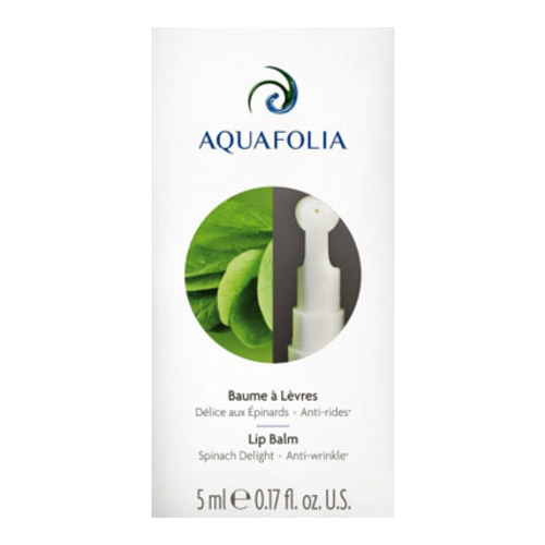 AQUAFOLIA Spinach Delight Lip Balm on white background