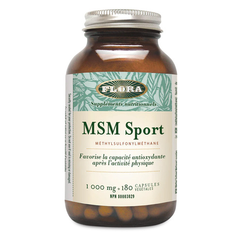 Flora Sport MSM, 180 capsules
