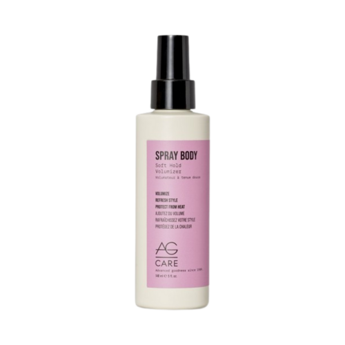 AG Care Spray Body Soft Hold Volumizer, 148ml/5 fl oz AG Care Spray Body Soft Hold Volumizer on white background