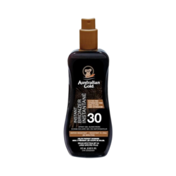 Spray Gel Sunscreen With Bronzer SPF 30 on white background