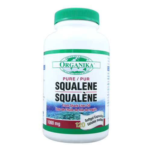 Organika Squalene-E on white background