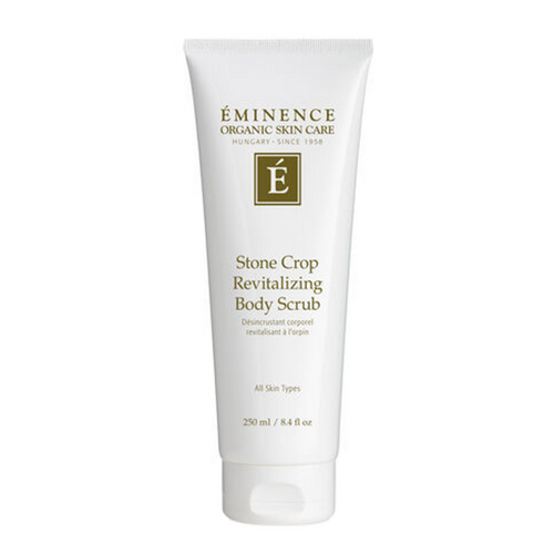 Eminence Organics Stone Crop Revitalizing Body Scrub on white background
