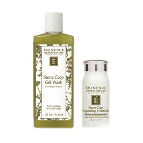 Eminence Organics Stone Crop Revitalizing Gift Set on white background