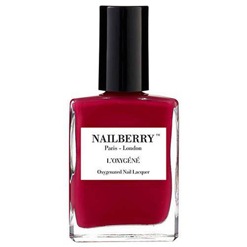 Nailberry Minty Fresh, 15ml/0.5 fl oz Nailberry Peony Blush on white background