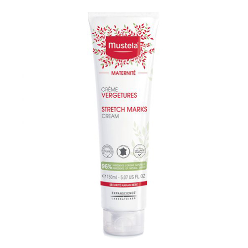 Mustela Stretch Marks Prevention Cream Fragrance-free, 150ml/5.1 fl oz Mustela Stretch Marks Prevention Cream Fragrance-free on white background