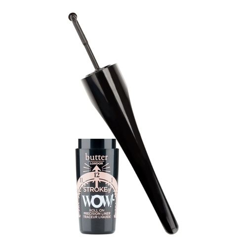 butter LONDON Stroke Of Wow Roll On Precision Liner - Pitch Black, 1 piece butter LONDON Stroke Of Wow Roll On Precision Liner - Pitch Black on white background