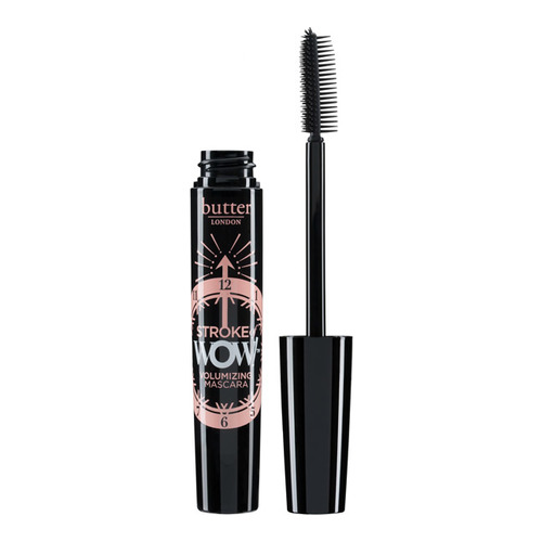 butter LONDON Stroke of Wow Volumizing Mascara - Pitch Black on white background