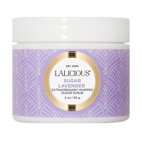 LaLicious Sugar Scrub - Sugar Lavender on white background