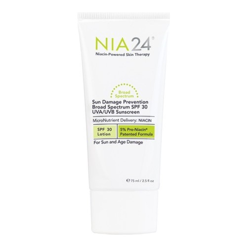 NIA24 Sun Damage Prevention Sunscreen SPF30 on white background