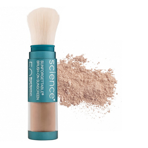 Colorescience Sunforgettable Mineral Sunscreen Brush SPF 50 - Deep, 6g/0.2 oz
