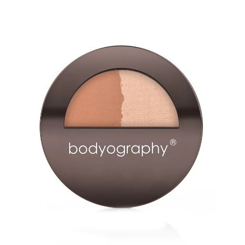 Bodyography Sunsculpt Bronzer and Highlighter Duo, 10g/0.35 oz Bodyography Sunsculpt Bronzer and Highlighter Duo on white background