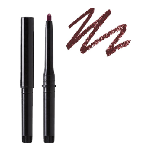 MISSHA Super Extreme Waterproof Soft Pencil Eyeliner Auto Replacement - Deep Wine, 1 piece MISSHA Super Extreme Waterproof Soft Pencil Eyeliner Auto Replacement - Black on white background