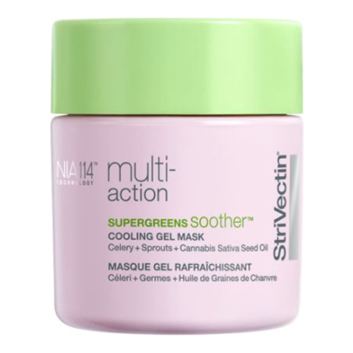 Strivectin Super Greens Soothing Cooling Gel Mask, 71ml/2.4 fl oz Strivectin Super Greens Soothing Cooling Gel Mask on white background
