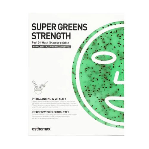 Esthemax Super Greens Strength Hydrojelly on white background