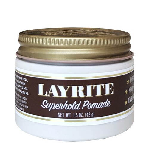 Layrite Superhold Pomade, 42g/1.5 oz Layrite Superhold Pomade on white background