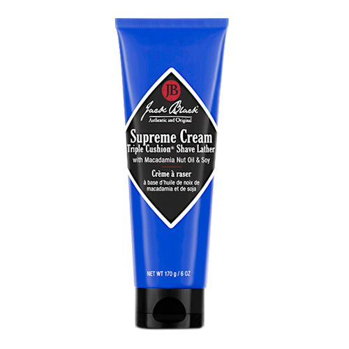 Jack Black Supreme Cream Triple Cushion Shave Lather - Travel Size, 73g/2.6 oz Jack Black Supreme Cream Triple Cushion Shave Lather on white background