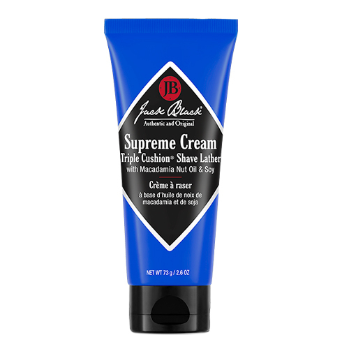 Jack Black Supreme Cream Triple Cushion Shave Lather - Travel Size, 73g/2.6 oz Jack Black Supreme Cream Triple Cushion Shave Lather on white background