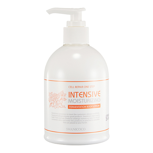 Swanicoco Intensive Moisturizing Body Lotion on white background