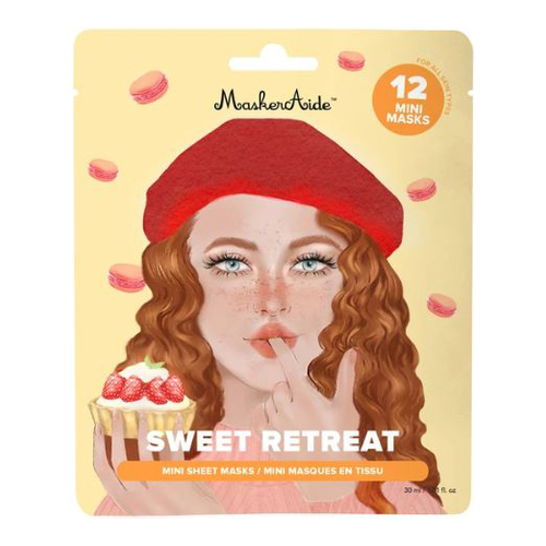 MaskerAide Sweat Retreat Mini Sheet Masks, 12 sheets