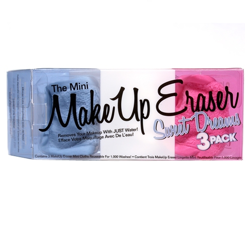 The Original Makeup Eraser Sweet Dreams - Mini 3 Pack (Pink, Black, White) on white background