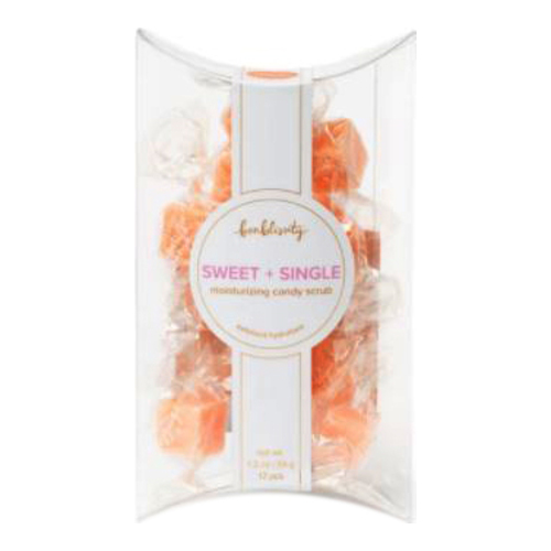 Bonblissity Sweet + Single Candy Scrub - Sweet Satsuma, 12 pieces Bonblissity Sweet + Single Candy Scrub - Sweet Satsuma on white background