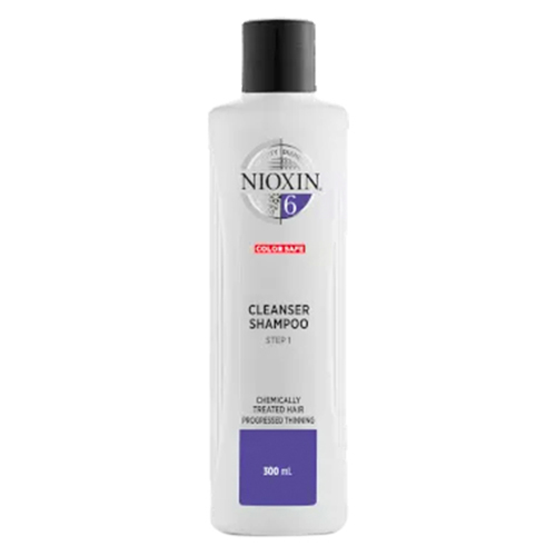 NIOXIN System 6 Cleanser Shampoo, 300ml/10 fl oz NIOXIN System 6 Cleanser Shampoo on white background