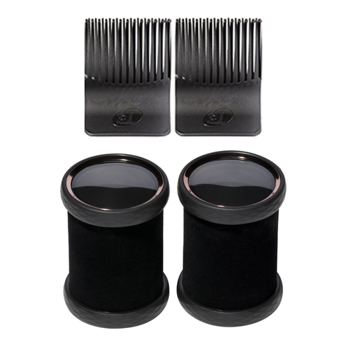 T3 Hot Rollers - 1.75 Inches, 1 set T3 Hot Rollers - 1.5 Inches on white background