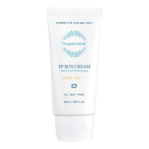 OxygenCeuticals TP Sun Cream on white background