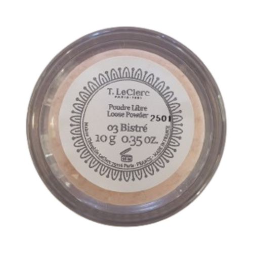 Naturally Yours T LeClerc Loose Powder - Bistre on white background